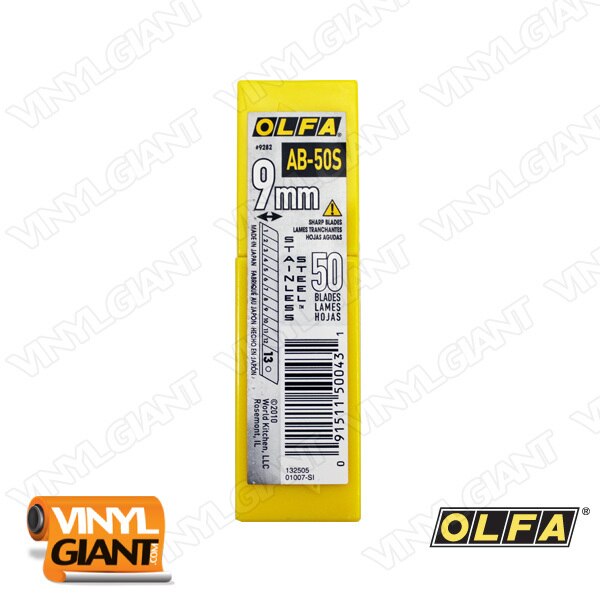 Olfa AB-50S Stainless Blade (50 pack)
