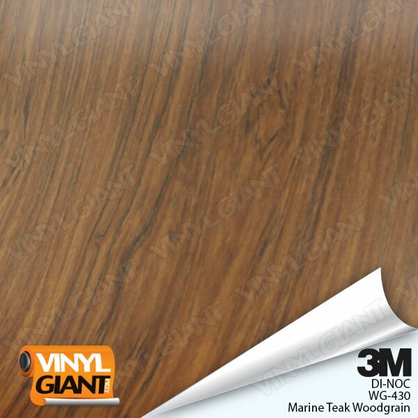 3M DI-NOC Marine Teak Wood Grain Vinyl WG-430