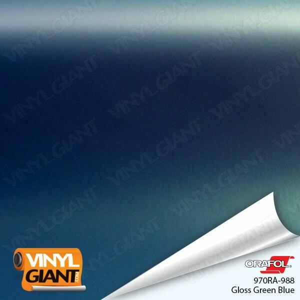 Gloss Green Blue - Orafol 988 | VinylGiant.com