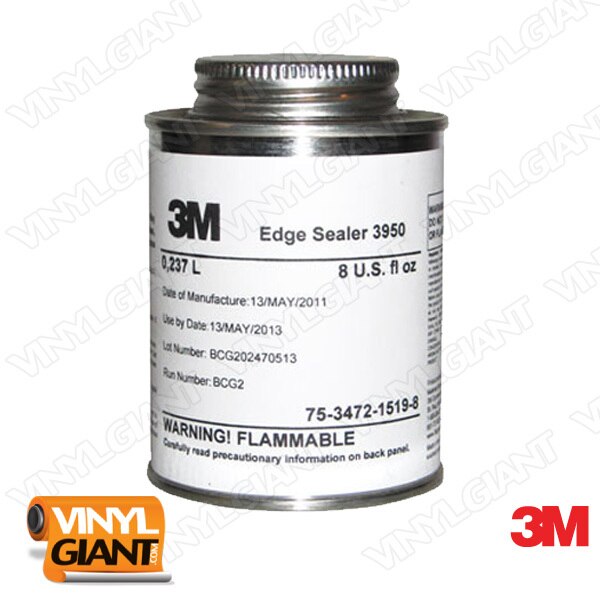 3M Edge Sealer 3950 Dauber Can, 1-2 Pint (8oz)