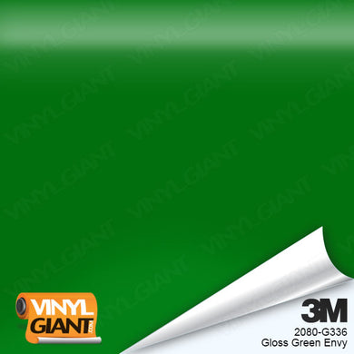 3M 2080 Gloss Green Envy Vinyl Wrap Film G336