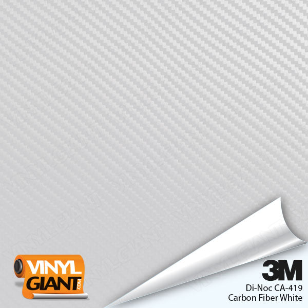 3M DI-NOC White Carbon Fiber Vinyl CA419
