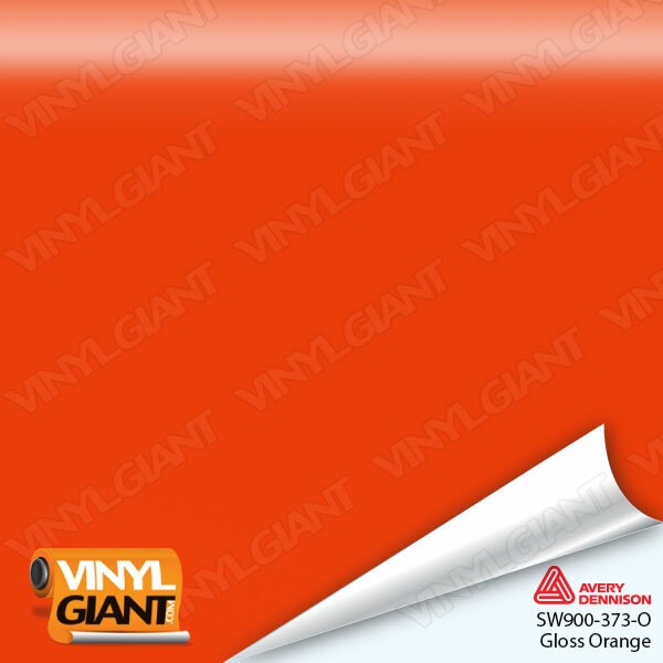 Avery Dennison SW900 Gloss Orange Vinyl Wrap Film SW900-373-O