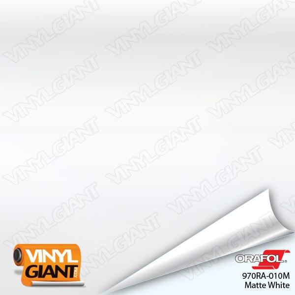 Orafol 970RA Matte White Vinyl Wrap Film 010M