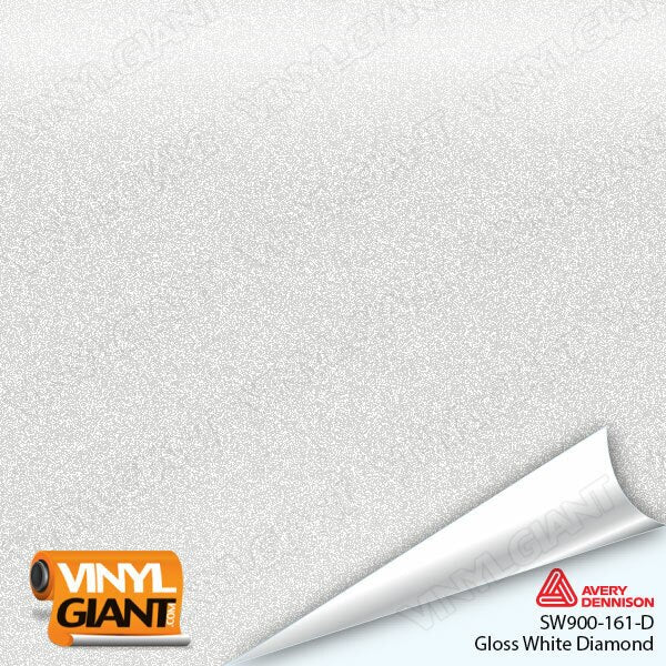 Avery Dennison SW900 Gloss White Diamond Vinyl Wrap Film SW900-161-D