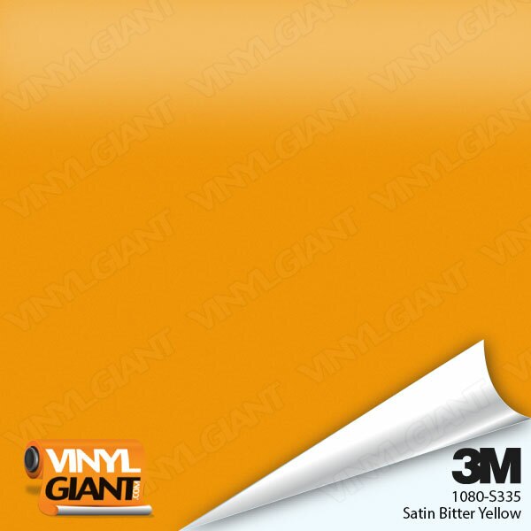 3m satin bitter yellow