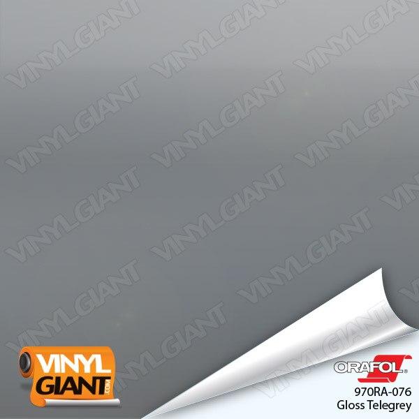 Orafol 970RA Gloss Telegrey Vinyl Wrap Film 076