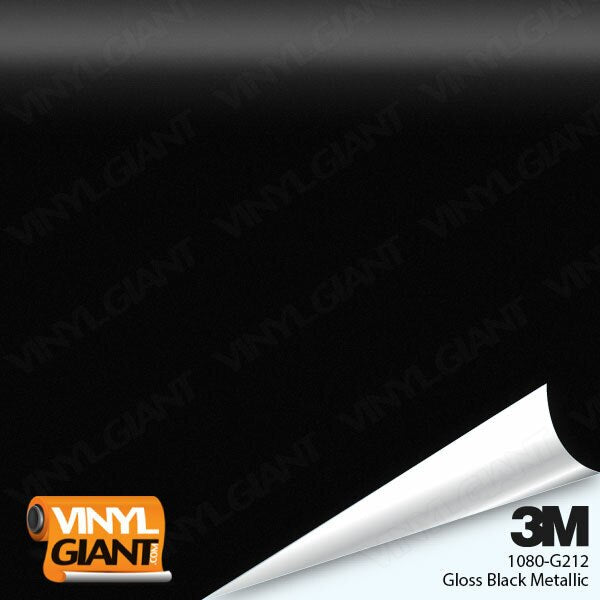 3m gloss black metallic