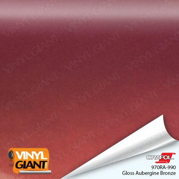 Orafol 970RA Gloss Aubergine Bronze Shift Effect Cast 990