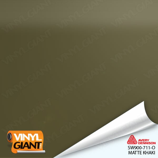 Avery Dennison SW900 Matte Khaki Vinyl Wrap Film SW900-711-O