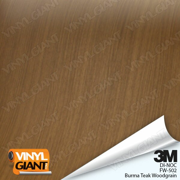 Burma Teak Woodgrain 3M DINOC
