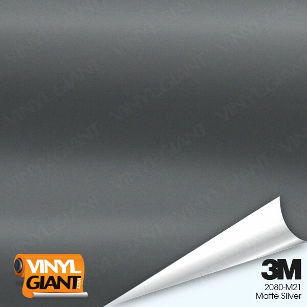3m matte silver