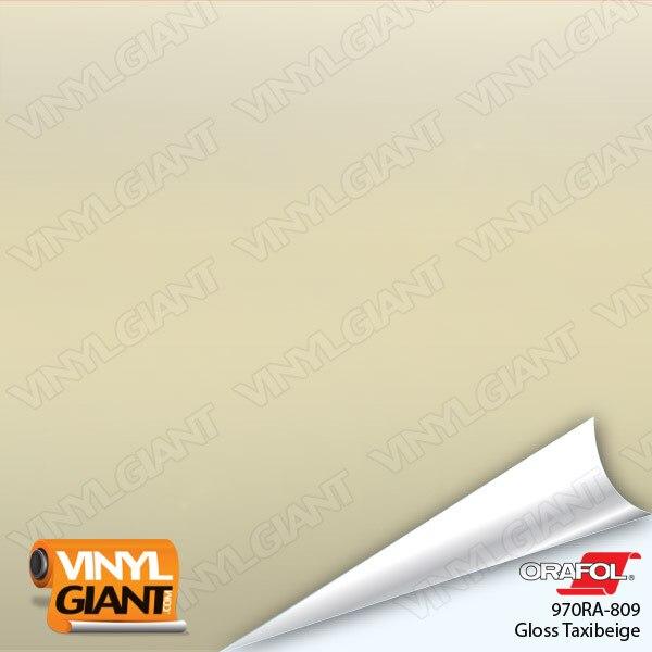 Orafol 970RA Gloss Taxibeige Vinyl Wrap Film 809