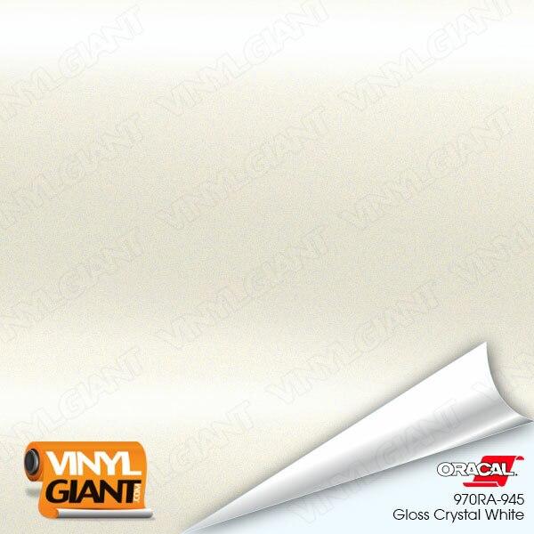 Orafol 970RA Gloss Crystal White Vinyl Wrap Film 945