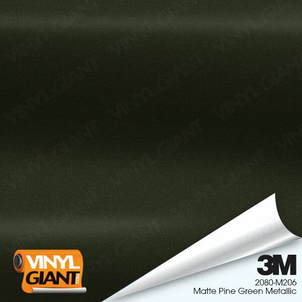 3m matte pine green metallic