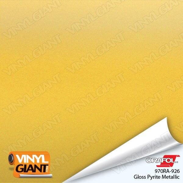 Orafol 970RA Gloss Pyrite Metallic Vinyl Wrap Film 926