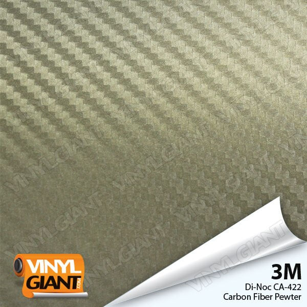 3M DI-NOC Pewter Carbon Fiber Vinyl CA422