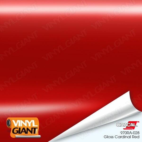 Orafol 970RA Gloss Cardinal Red Vinyl Wrap Film 028