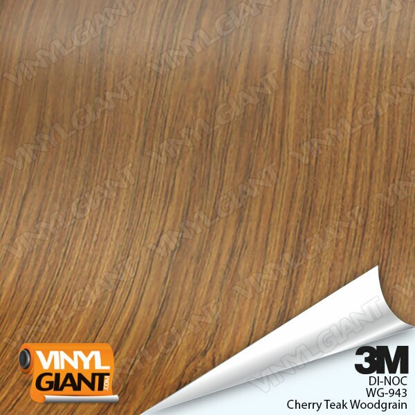 3M DI-NOC Cherry Teak Wood Grain Vinyl WG-943