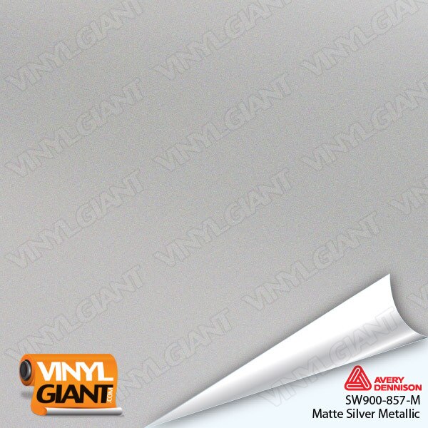 Avery SW900 Supreme Wrapping Film Matte Silver Metallic Vinyl Wrap