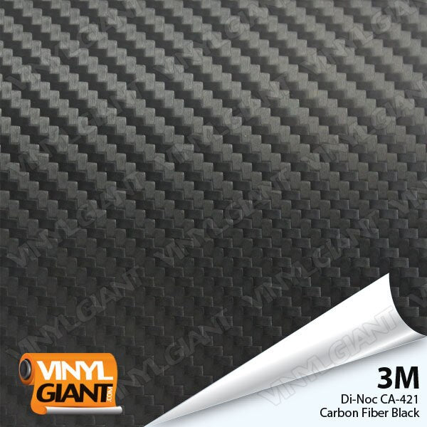 3M DI-NOC Black Carbon Fiber Vinyl CA421