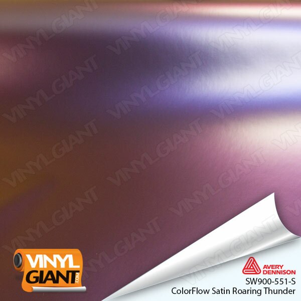 Avery Dennison SW900 Satin Roaring Thunder Vinyl Wrap Film SW900-551-S