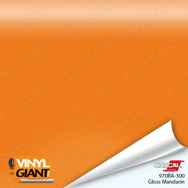 Orafol 970RA Gloss Mandarin Vinyl Wrap Film 300