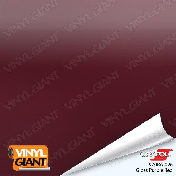 Orafol 970RA Gloss Purple Red Vinyl Wrap Film 026